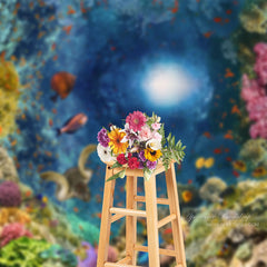 Aperturee - Under The Sea Landscape Coral Fish Photo Background