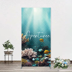 Aperturee - Undersea Coral Sunshine Fishes Arch Birthday Backdrop