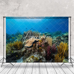 Aperturee - Underwater Seaweed Fish Summer Photography Backdrop