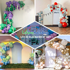 Aperturee Arch Stands Kit Metal Frame for Party Backdrops