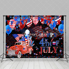 Aperturee - USA Flag Balloon Truck Spark Independence Day Backdrop