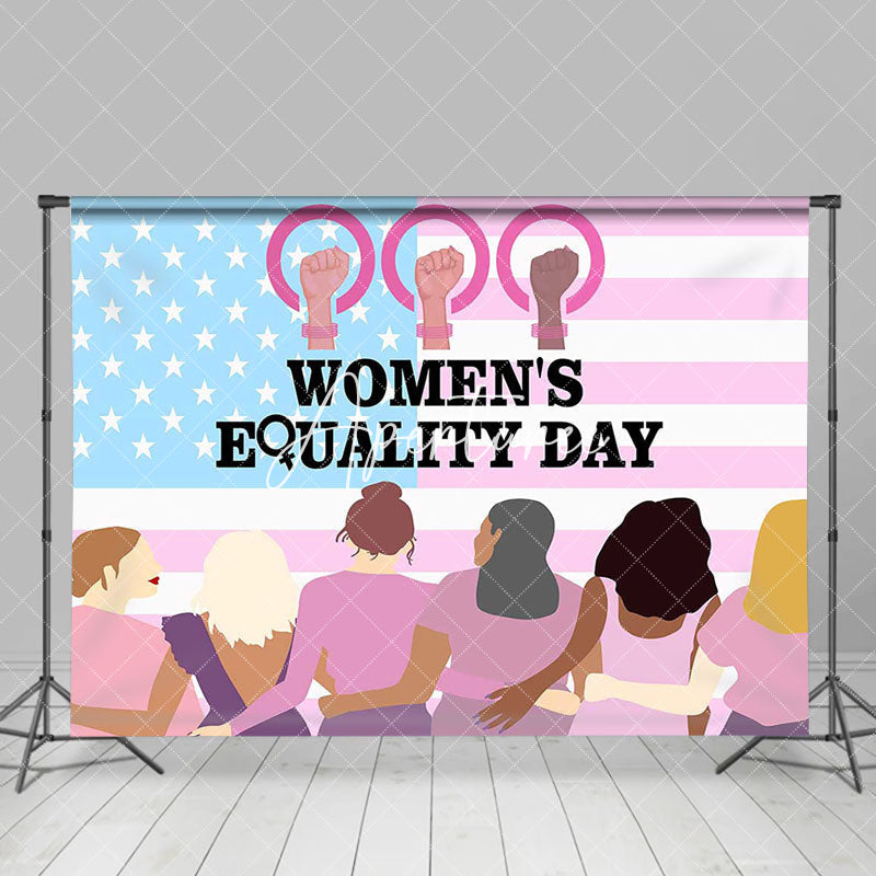 Aperturee - Usa Flag National Womens Equality Day Party Backdrop