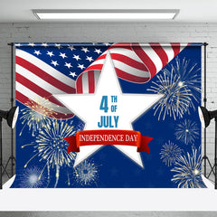 Aperturee - Usa Flag Star 4th Of July Independence Day Backdrop