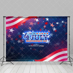 Aperturee - Usa Flag Stars 4th Of July Independence Day Backdrop