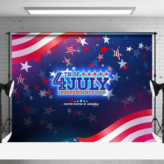 Aperturee - Usa Flag Stars 4th Of July Independence Day Backdrop