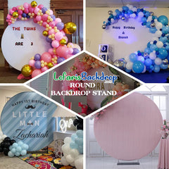 Aperturee Party & Hoop Balloon Circle Loop Flower Arch Photo Booth Backdrop Stand