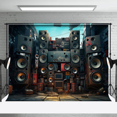 Aperturee - Various Audio System Scene Rock Photography Backdrop