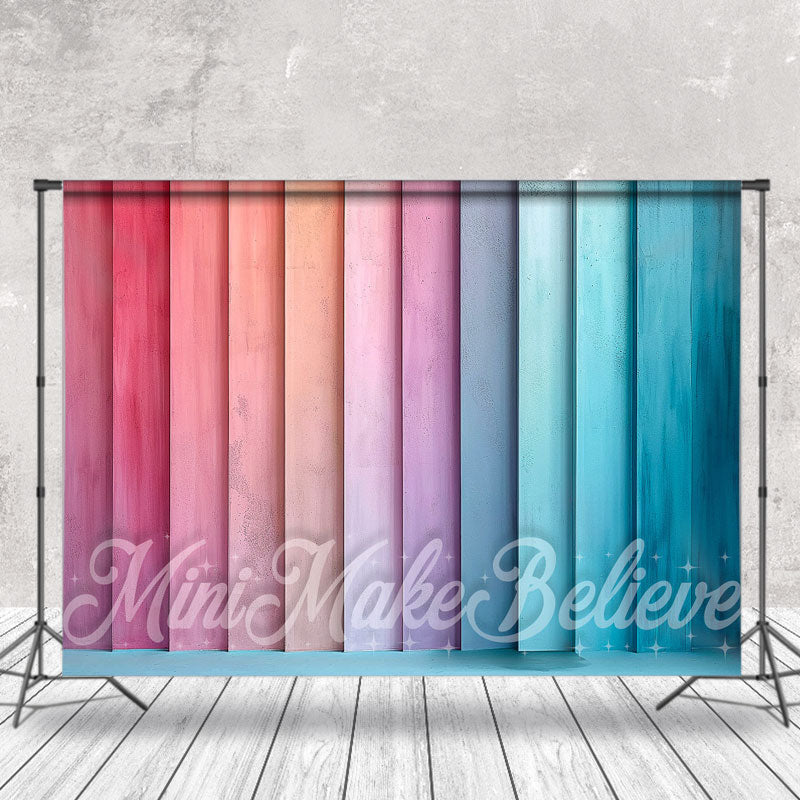 Aperturee - Vertical Striped Color Wall Cake Smash Backdrop