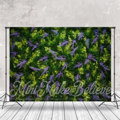 Aperturee - Vibrant Lavender Greenery Plants Spring Backdrop