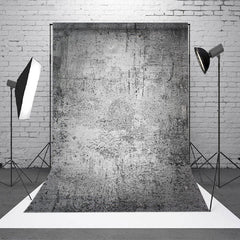 Aperturee - Vintage Dirty Grey Abstract Texture Backdrop For Photo