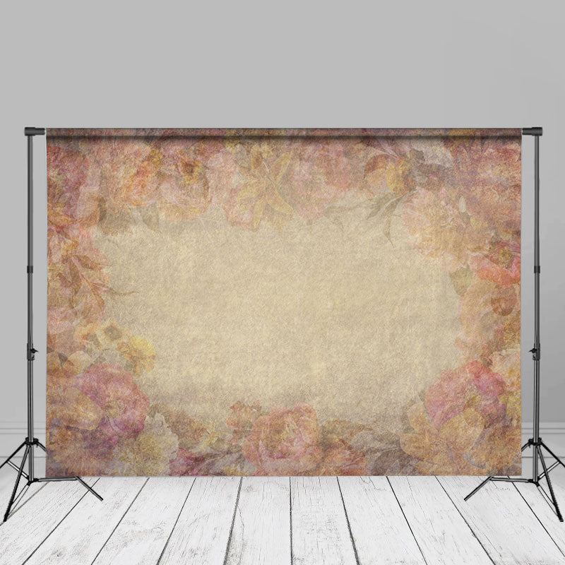 Aperturee - Vintage Floral Fine Art Maternity Portrait Backdrop