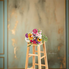 Aperturee - Vintage Griotte Texture Gypsum Line Wall Backdrop