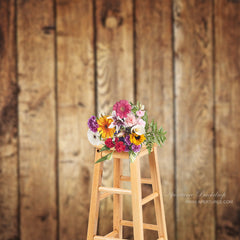 Aperturee - Vintage Old Barn Vertical Stripe Portrait Backdrop