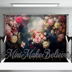 Aperturee - Vintage Old Masters Floral Painted Fine Art Backdrop