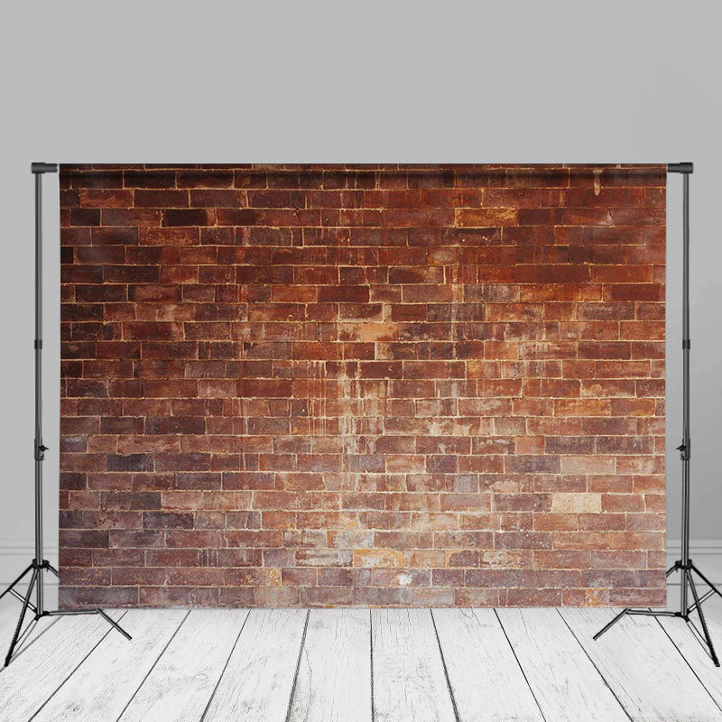 Aperturee - Vintage Red Brick Photoshoot Studio Props Backdrop