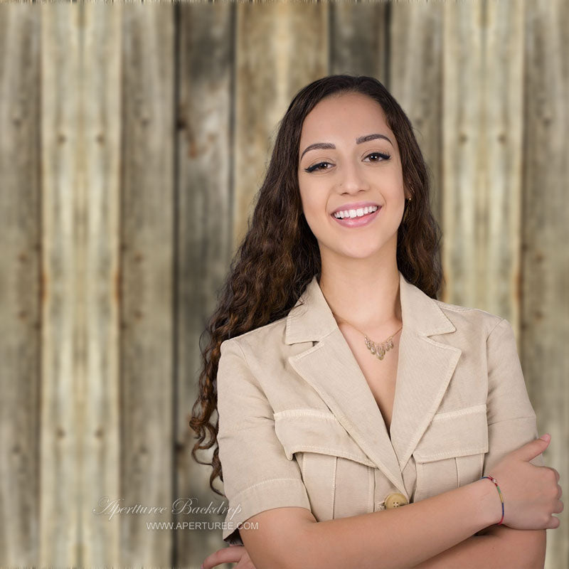 Aperturee - Vintage Rustic Wood Texture Backdrop For Photography