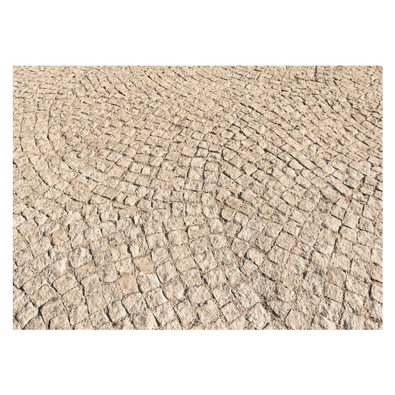 Aperturee - Vintage Street Stone Floor Photo Rubber Mat