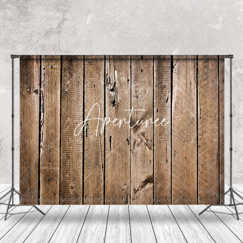 Aperturee - Vintage Vertical Wood Grain Backdrop For Photo Booth