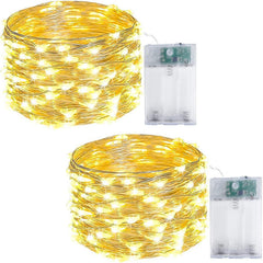 Aperturee - Warm White LED Fairy Lights Christmas Decorations