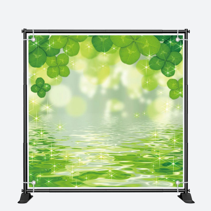 Aperturee - Water Surface Clovers Bokeh St Patricks Day Backdrop