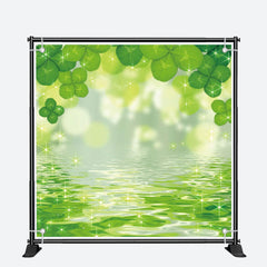 Aperturee - Water Surface Clovers Bokeh St Patricks Day Backdrop