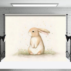 Aperturee - Watercolor Easter Bunny Backdrop For Mini Session