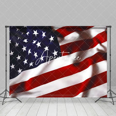 Aperturee - Waving American Flag Backdrop For Independence Day