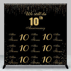 Aperturee - We Still Do Custom Name 10th Anniversary Backdrop