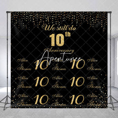 Aperturee - We Still Do Custom Name 10th Anniversary Backdrop