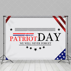 Aperturee - We Will Never Forget Usa Flag Patriot Day Backdrop