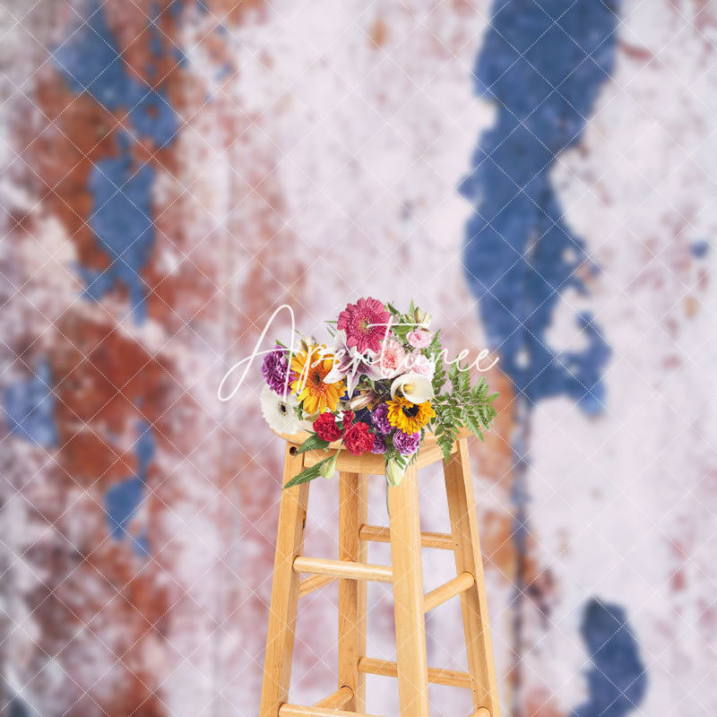 Aperturee - Weathered Rusty Shabby Textured Photography Backdrop