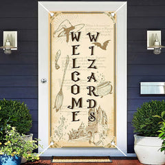 Aperturee - Welcome Wizards Hogwarts Baby Shower Door Cover