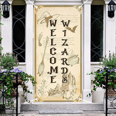 Aperturee - Welcome Wizards Hogwarts Baby Shower Door Cover