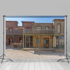 Aperturee - Western Vintage Wooden House Architecture Backdrop