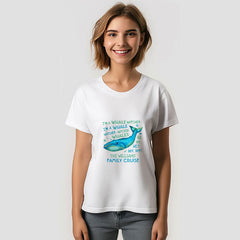 Aperturee - Whale Family Vacation Cruise Personalized T-Shirt