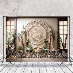 Aperturee - White Candle Flowers Indoor Spring Photo Backdrop