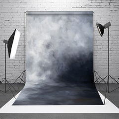 Aperturee - White Grey Black Abstract Old Master Photo Backdrop