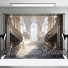 Aperturee - White Holy Palace Stair Window Architecture Backdrop