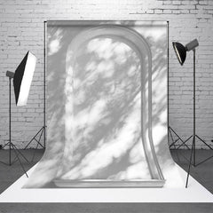 Aperturee - White Marble Texture Door And Window Photo Backdrop