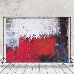 Aperturee - White Red Black Inkjet Graffiti Wall Photo Backdrop