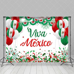 Aperturee - White Red Green Viva Mexico Independencia Backdrop