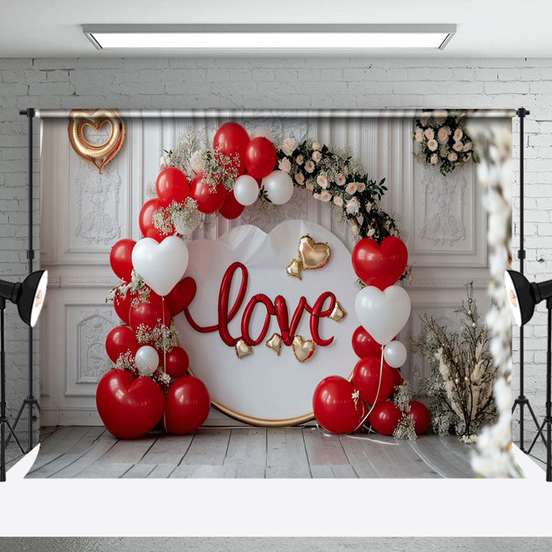 Aperturee - White Relief Wall Love Heart Cake Smash Backdrop