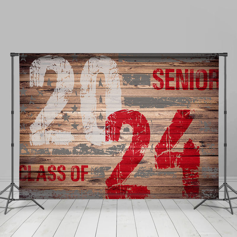 Aperturee - Wood Class Of 2023 Senior Grad Photography Backdrop