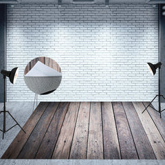 Aperturee - Wooden Texture Vignetting Photo Rubber Floor Mat