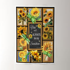 Lofaris You Are My Sunshine - Sunflower Warm Gift Blanket