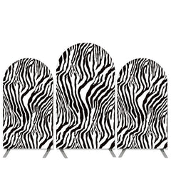 Aperturee Zebra Inspired Theme Birthday Party Arch Backdrop Kit