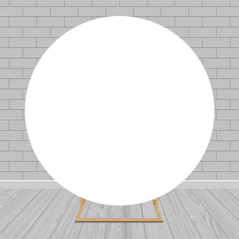 Aperturee - Solid Color Round Backdrop Circle Covers for Party