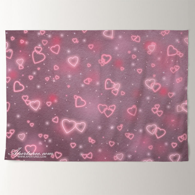 Aperturee - Adorable Sweet Hearts Happy Valentine Backdrop