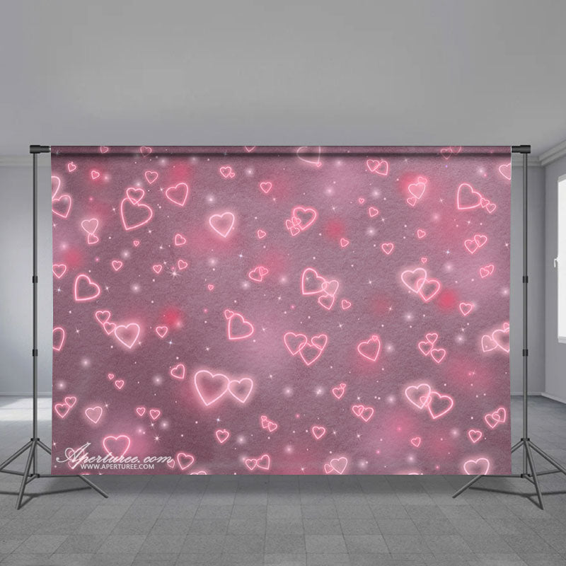 Aperturee - Adorable Sweet Hearts Happy Valentine Backdrop