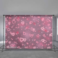 Aperturee - Adorable Sweet Hearts Happy Valentine Backdrop